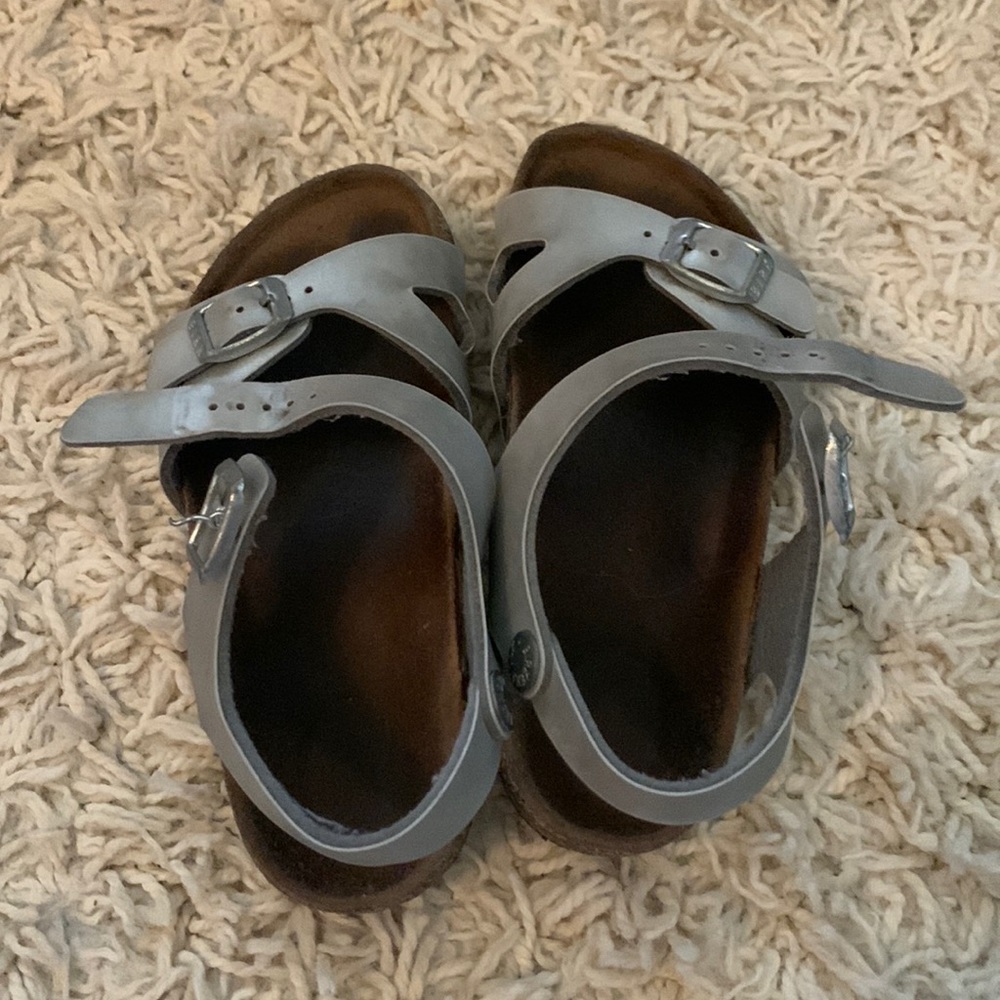 Girls Birkenstock sandals. Approximately size 13 little kids